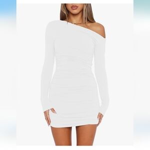 Womens Off Shoulder Bodycon Party Sexy Dresses